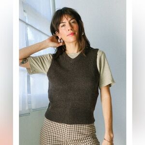 Rhythm Shell Beach Sweater Vest size XS